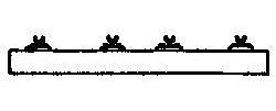 Grandt Line 5181 HO Scale Queenposts & Beams pkg(4) -- 3" 7.6cm