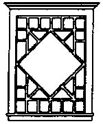 Grandt Line 5206 HO Scale Windows -- Diamond Patterned