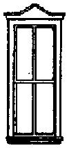 Grandt Line 5234 HO Scale Windows -- Pointed Top 30 x 86"