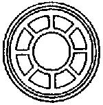 Grandt Line 5240 HO Scale Windows -- Round, Masonry, 65" 165cm Diameter