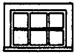 Grandt Line 5242 HO Scale Windows -- Horizontal