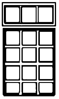 Grandt Line 5245 HO Scale Windows pkg(4) -- Window/Transom Set