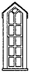 Grandt Line 5247 HO Scale Windows -- Double-Hung, 11-Pane