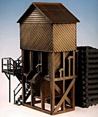 Grandt Line 5904 HO Scale The Silverton Ore Chute -- Kit - 2 x 3" 5 x 7.6cm