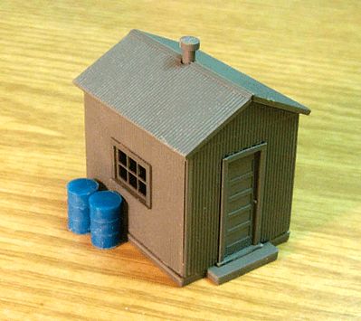 Grandt Line 5914 HO Scale Corrugated Metal Utility Building -- Kit