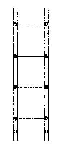 Grandt Line 65 O Scale Delrin Four-Rung Ladders -- B&SR