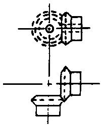 Grandt Line 7007 All Scale Bevel Gear -- 1/8" Outside Diameter, 1/32" Bore, 10 Teeth