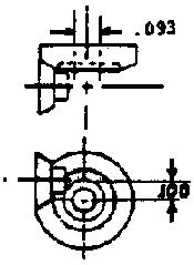 Grandt Line 7012 All Scale 2:1 Ratio Gear & 3/32" Bore w/Cross Box