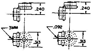 Grandt Line 7034 All Scale Bevel Gears 1:1 -- In-Line, 15 Teeth, 3mm Bore, 48 DP, Delrin pkg(2)