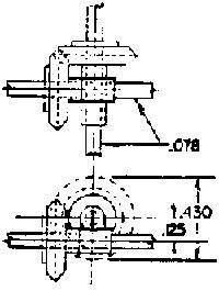 Grandt Line 7040 All Scale 1:1 Skew Bevel Gears -- 1/8" Offset, .078" Bore