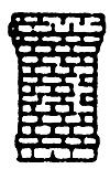 Grandt Line 8025 N Scale Brick Chimney