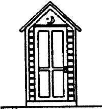 Grandt Line 8026 N Scale Outhouses pkg(2)