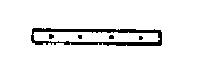 Grandt Line 9003 O Scale Dummy Fish Plates -- Code 70