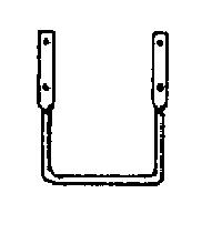 Grandt Line 90 O Scale Freight Car Stirrup Steps -- Brown