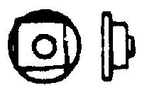 Grandt Line 98 O Scale Nut-Bolt-Washer -- 1-1/2" Nut, 3/4" Bolt, 2" Steel Washer