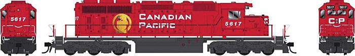 Bowser 25032 HO Scale GMD SD40-2 - LokSound & DCC - Executive Line -- Canadian Pacific 5647 (red, white, Golden Beaver Logo)