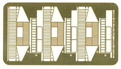 Gold Medal Models 1604 N Scale Standard Fire Escape Extender Set -- 3-Story - Kit