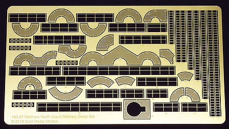 Gold Medal Models 16067 N Scale Refinery Detail Kit