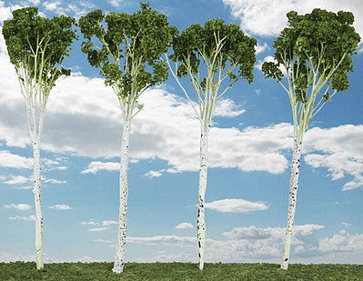 Grand Central Gems T15 All Scale Aspen Tree -- 4 to 5" 10.2 to 12.7cm pkg(6)