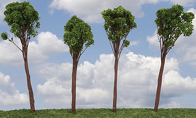 Grand Central Gems T19 All Scale Oak Tree -- 4 to 6" 10.2 to 15.2cm pkg(6)