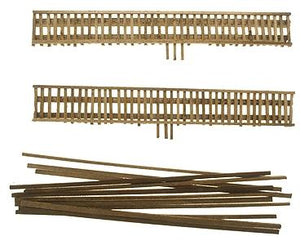 Grand Central Gems TB12 N Scale Wood Truss Bridge Parts -- Deck With Stringers 6" pkg(2)