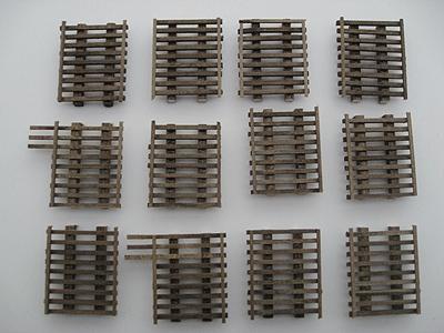 Grand Central Gems TB22 HO Scale Curved Bridge Deck Section pkg(6) -- 3"