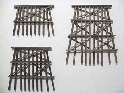 Grand Central Gems TB26 N Scale Double Track Bents pkg(5) -- 3-3/4" Tall