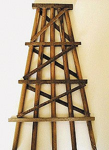 Grand Central Gems TB3 HO Scale Wood Trestle Bents - Assembled -- Large - 7" 17.8cm Tall pkg(5)