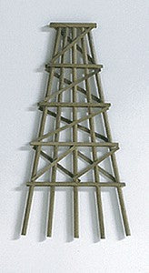 Grand Central Gems TB4 HO Scale Wood Trestle Bents - Assembled -- Extra Large - 8-1/2" 21.6cm Tall pkg(5)