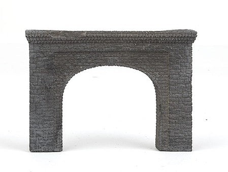 Grand Central Gems TPR4 HO Scale Stone Tunnel Portal -- Small 4 x 3" (Weathered Resin Casting)