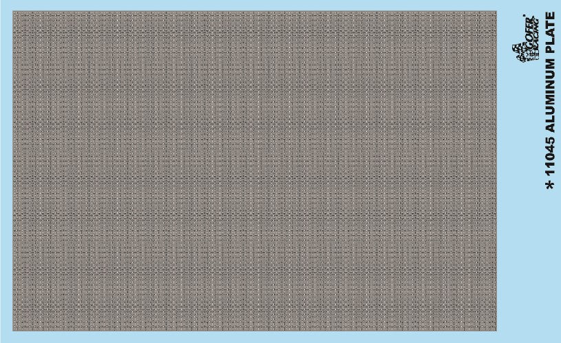Gofer Racing 11045 1/24-1/25 Aluminum Plate Sheet