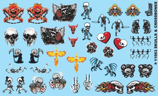 Gofer Racing 11063 1/24-1/25 Skulls & Crossbones