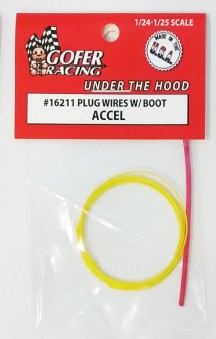 Gofer Racing 16211 1/24-1/25 Accel Plug Wire 2ft. w/Boot