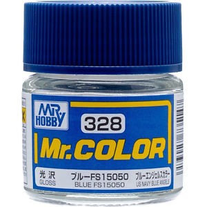 Mr Hobby Paints 328 Lacquer Based Gloss Blue FS15050  10ml Bottle (6/Bx)