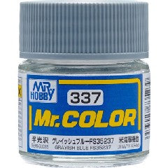 Mr Hobby Paints 337 Lacquer Based Semi-Gloss Grayish Blue FS35737 10ml Bottle (6/Bx)