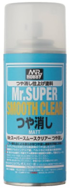 Mr Hobby Paints 530 Mr. Super Smooth Clear Flat 170ml (Spray)