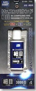 Mr Hobby Paints R189 Mr. Compound Fine 3000 25cc Bottle w/Cloth