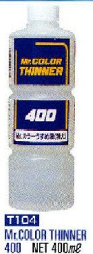 Mr Hobby Paints T104 Mr. Color Thinner 400ml Plastic Bottle