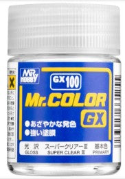Mr Hobby Paints GX100 Mr. Color Super Clear III Gloss 18ml Bottle (6/Bx)