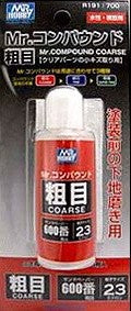 Mr Hobby Paints R191 Mr. Compound Coarse 600 25cc Bottle w/Cloth