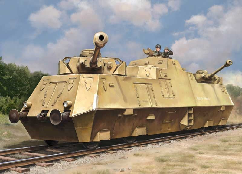 Hobby Boss 82953 1/72 Panzerjager-Triebwagen 51 Armored Tank Railcar