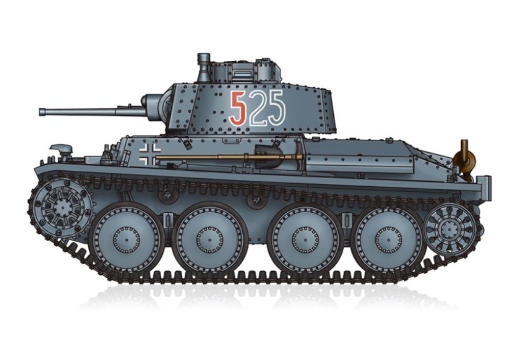Hobby Boss 82956 1/72 German PzKpfw 38(t) Ausf E/F Tank