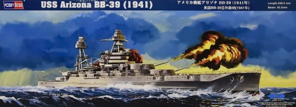 Hobby Boss 86501 1/350 USS Arizona BB39 Battleship 1941