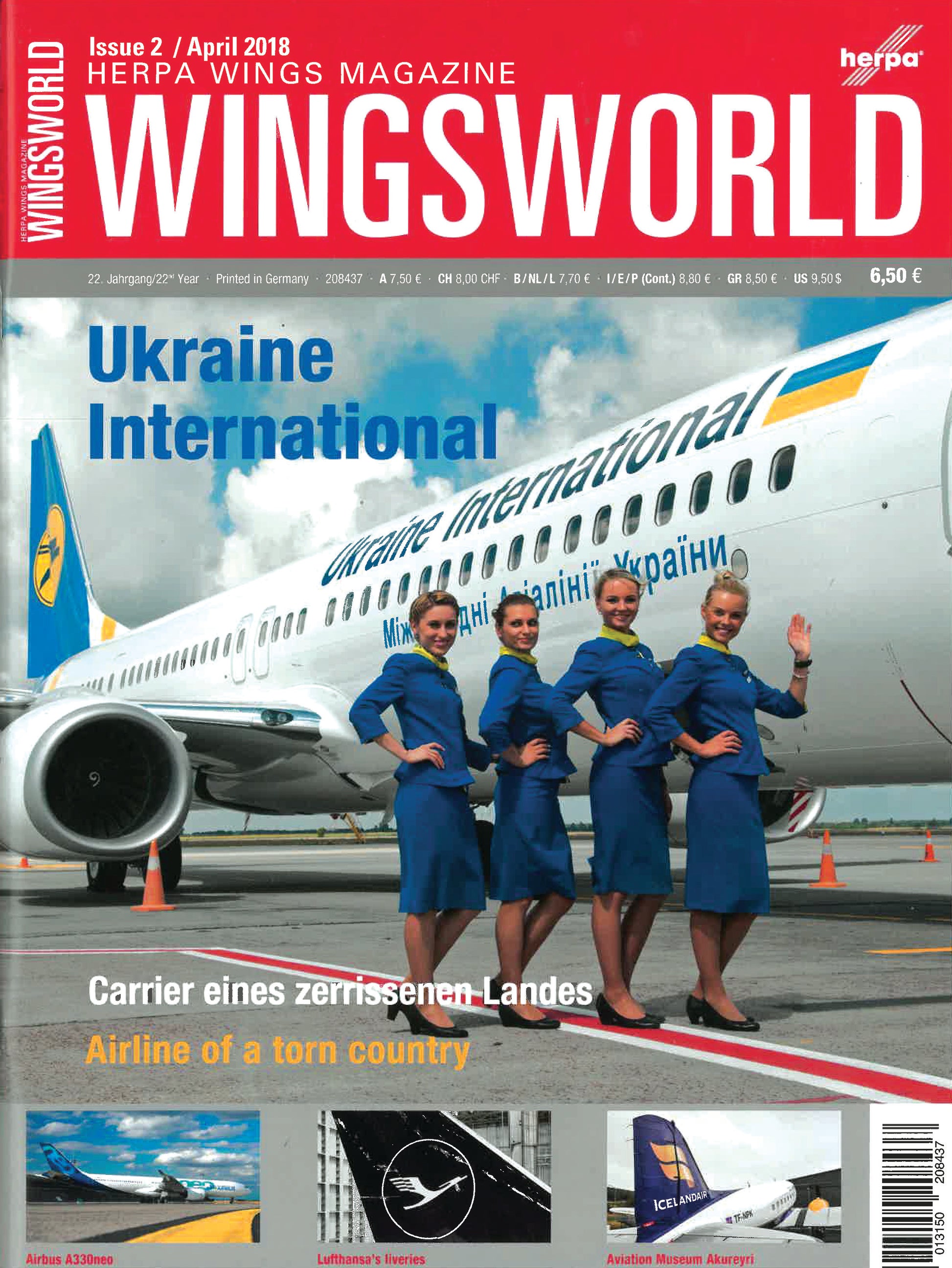 Herpa Wings HE208437 Wingsworld 2/18