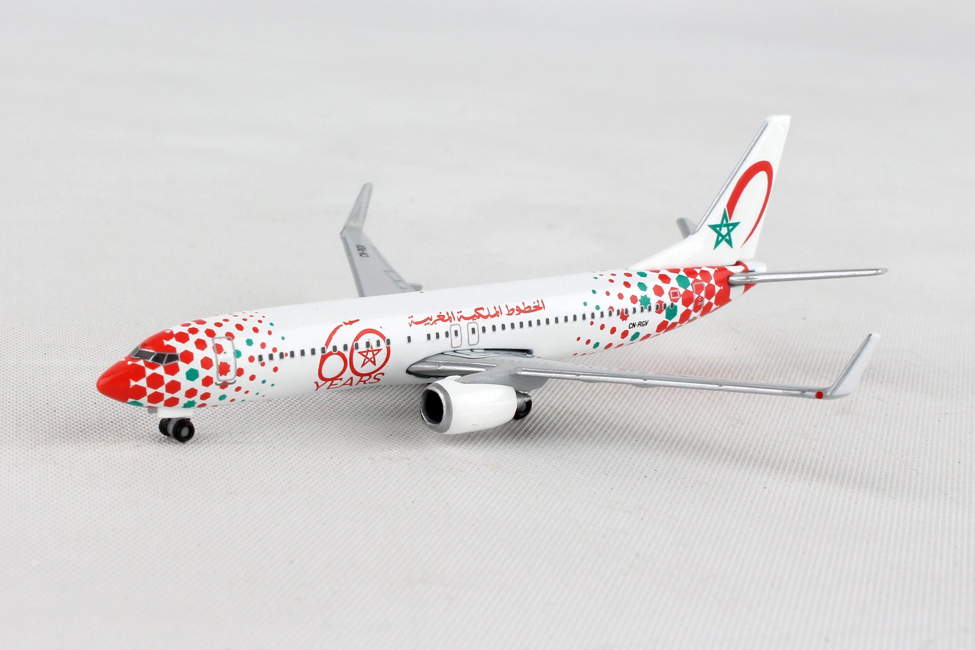 Herpa Wings HE531153 Royal Air Maroc 737-800 1/500 60Th Anniversary