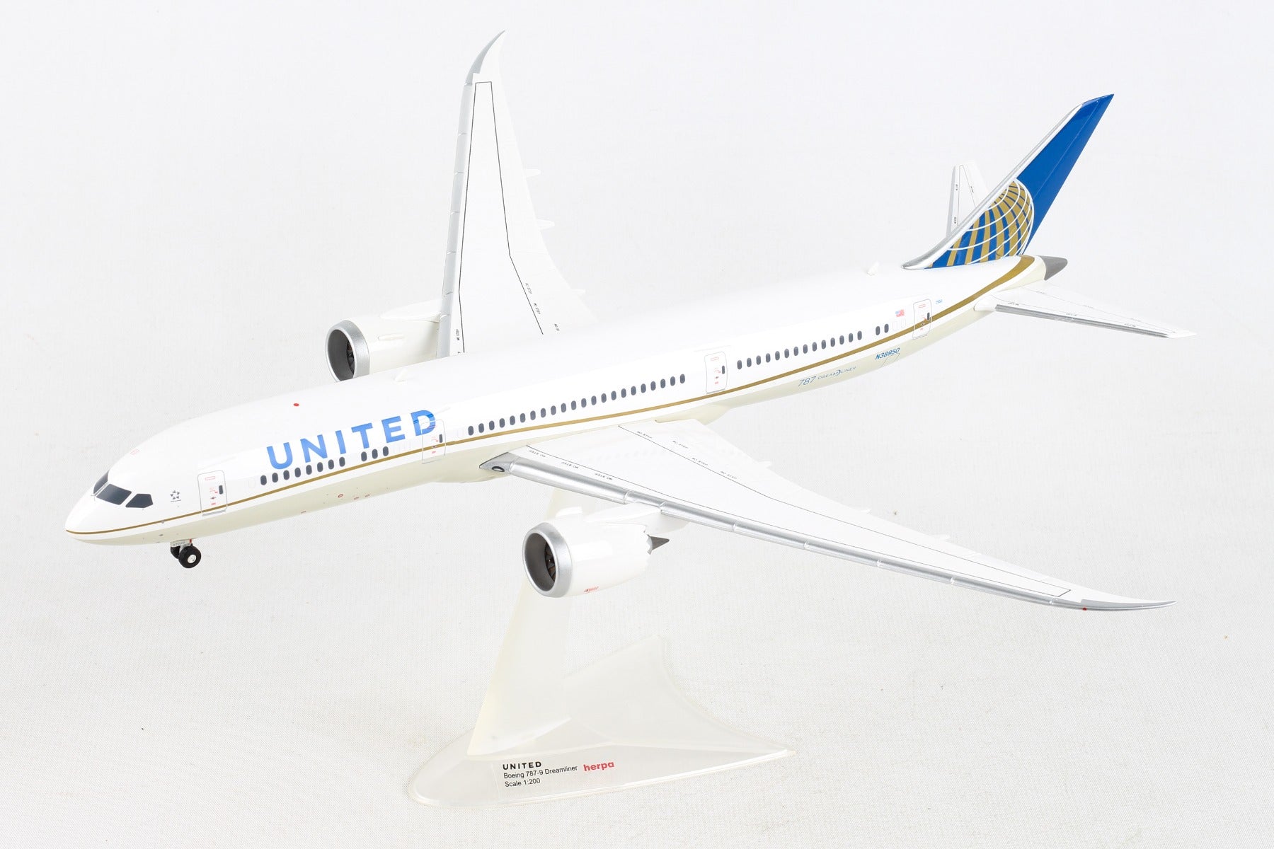 Herpa Wings HE557078 United 787-9 1/200