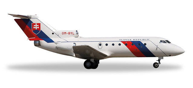 Herpa Wings HE557733 Slovak Air Force Yak-40 1/200