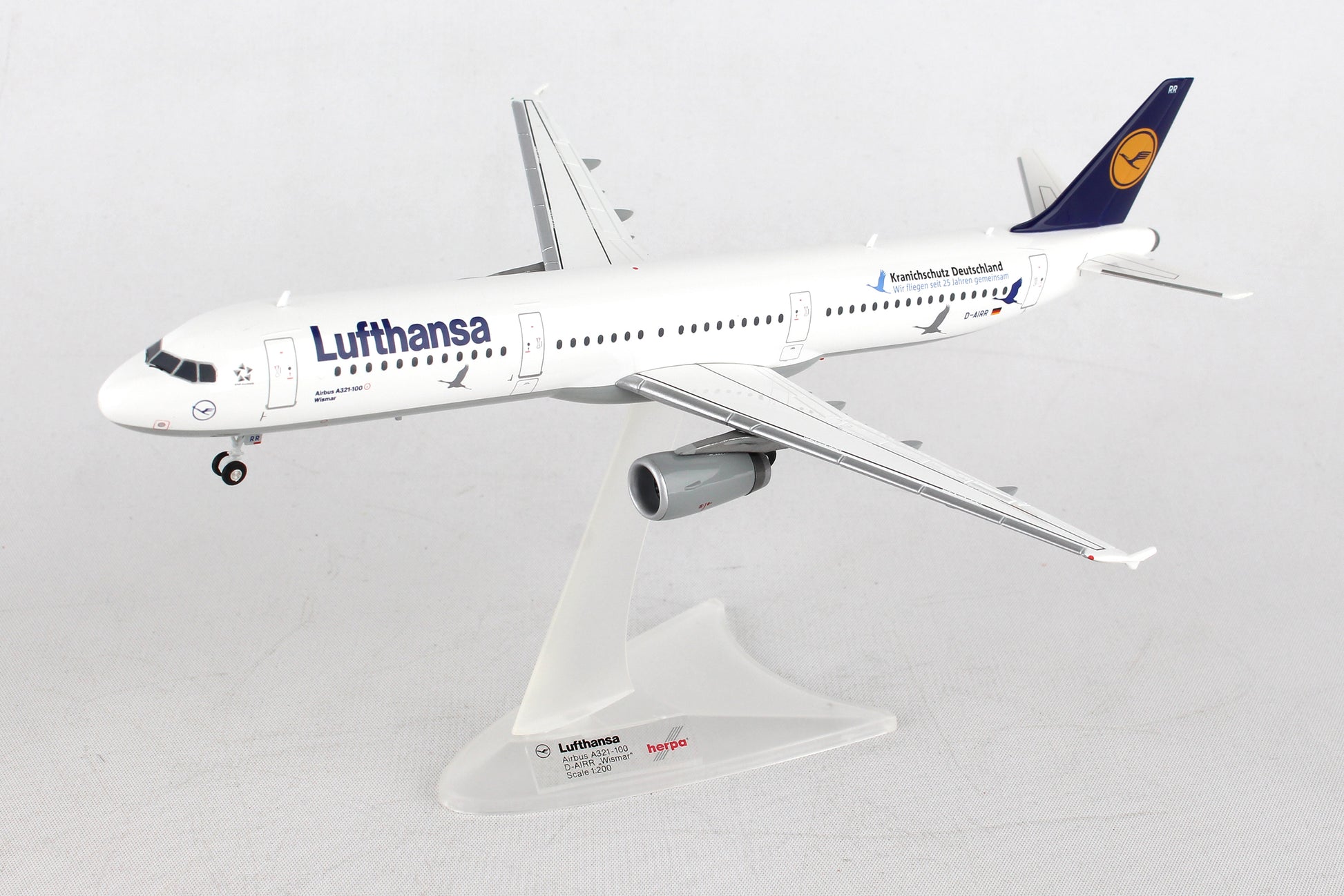 Herpa Wings HE558563 Lufthansa A321 1/200 25 Jahre Kranichschutz