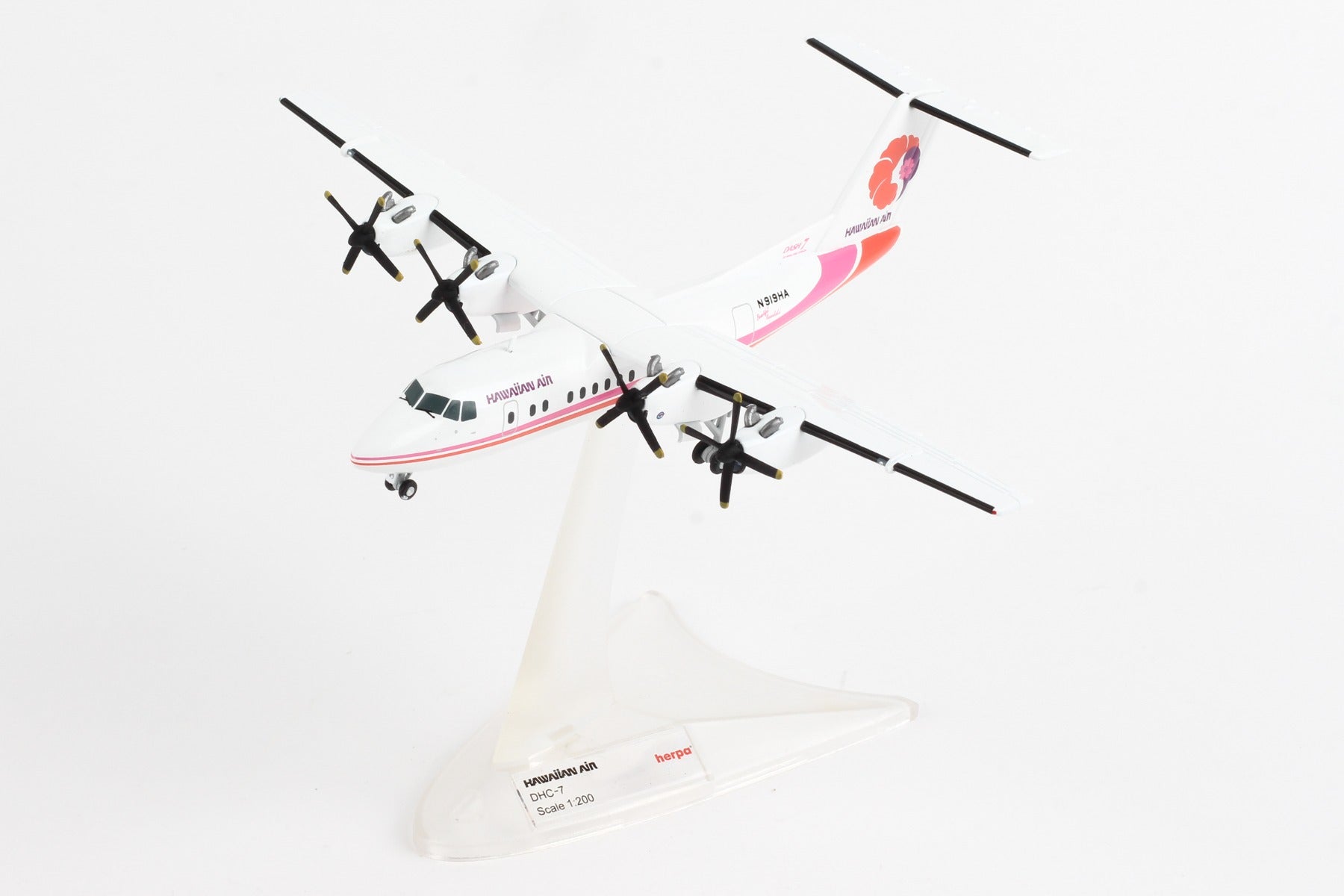 Herpa Wings HE559973 Hawaiian Dhc7 1/200