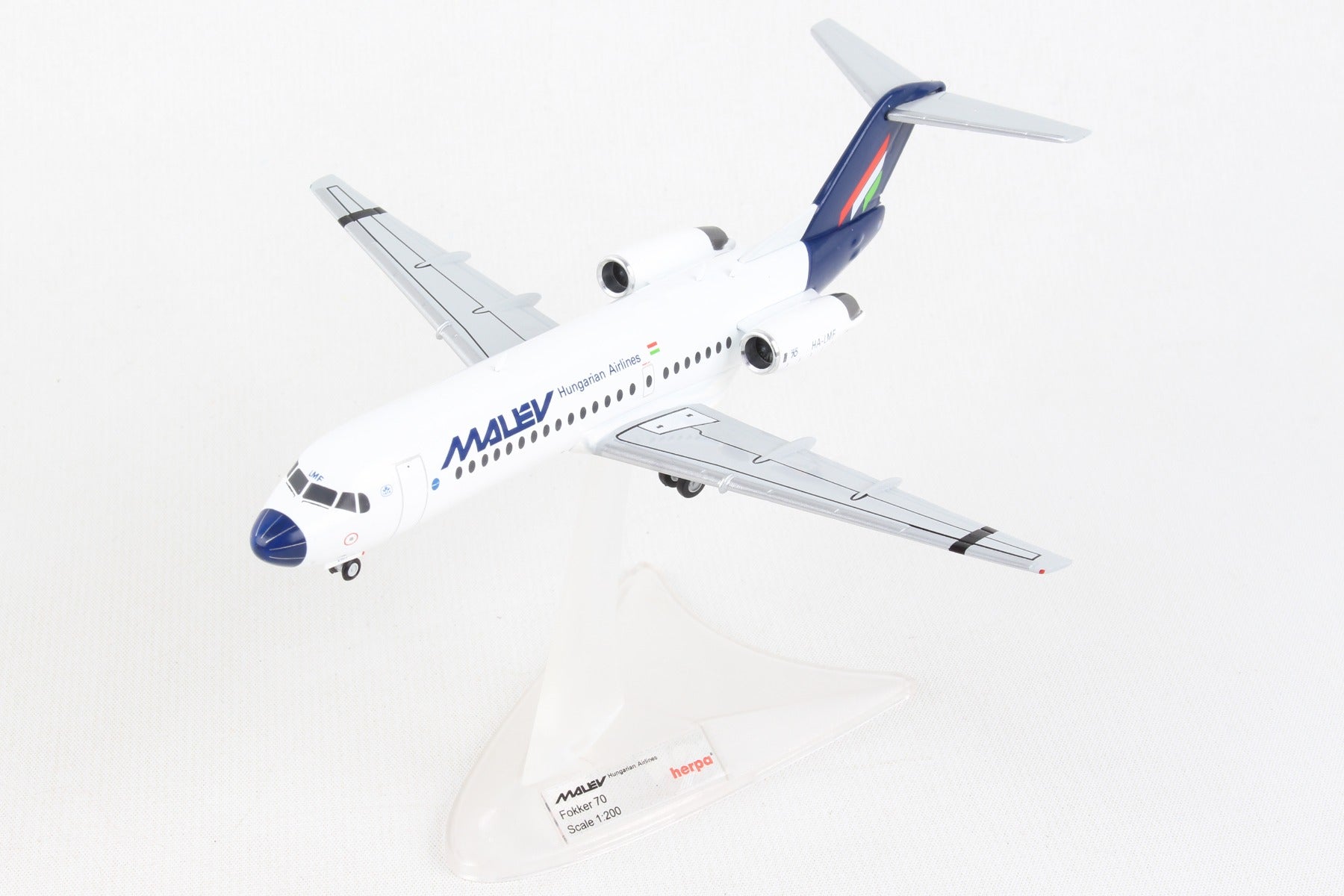 Herpa Wings HE570763 Malev F-70 1/200